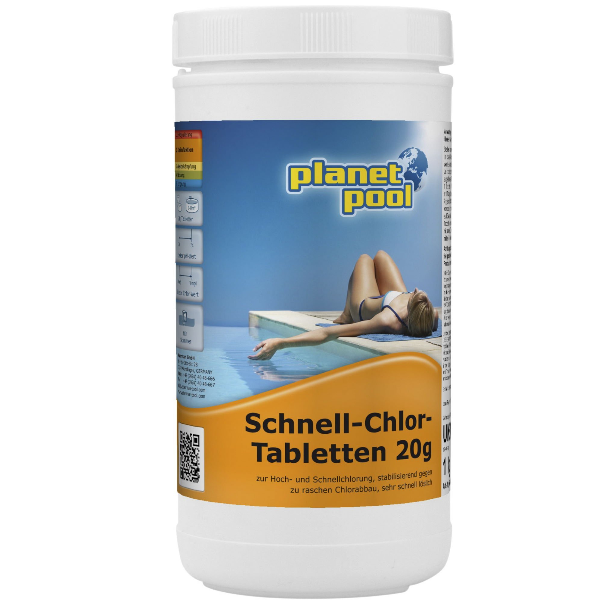 Planet Pool - Schnell-Chlor-Tabletten 20 g, 1 kg